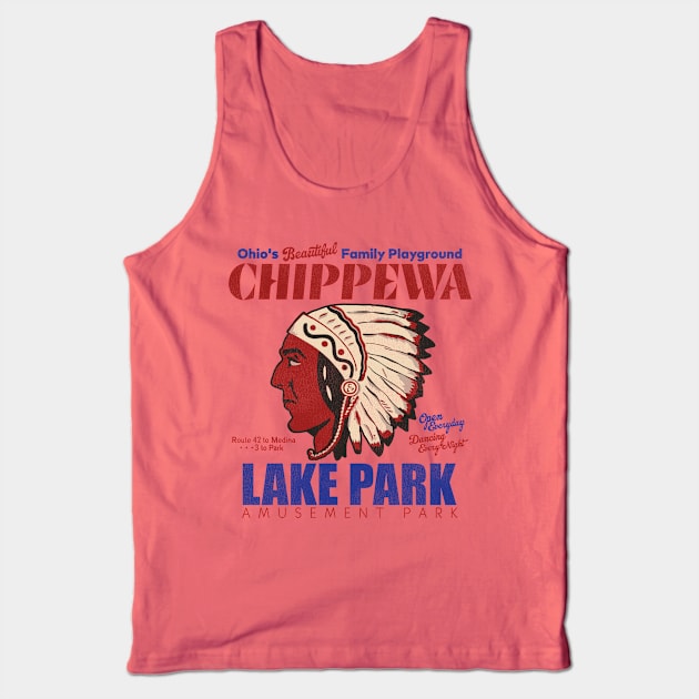 Chippewa Lake Park Ohio Defunct Amusement Park Tank Top by darklordpug